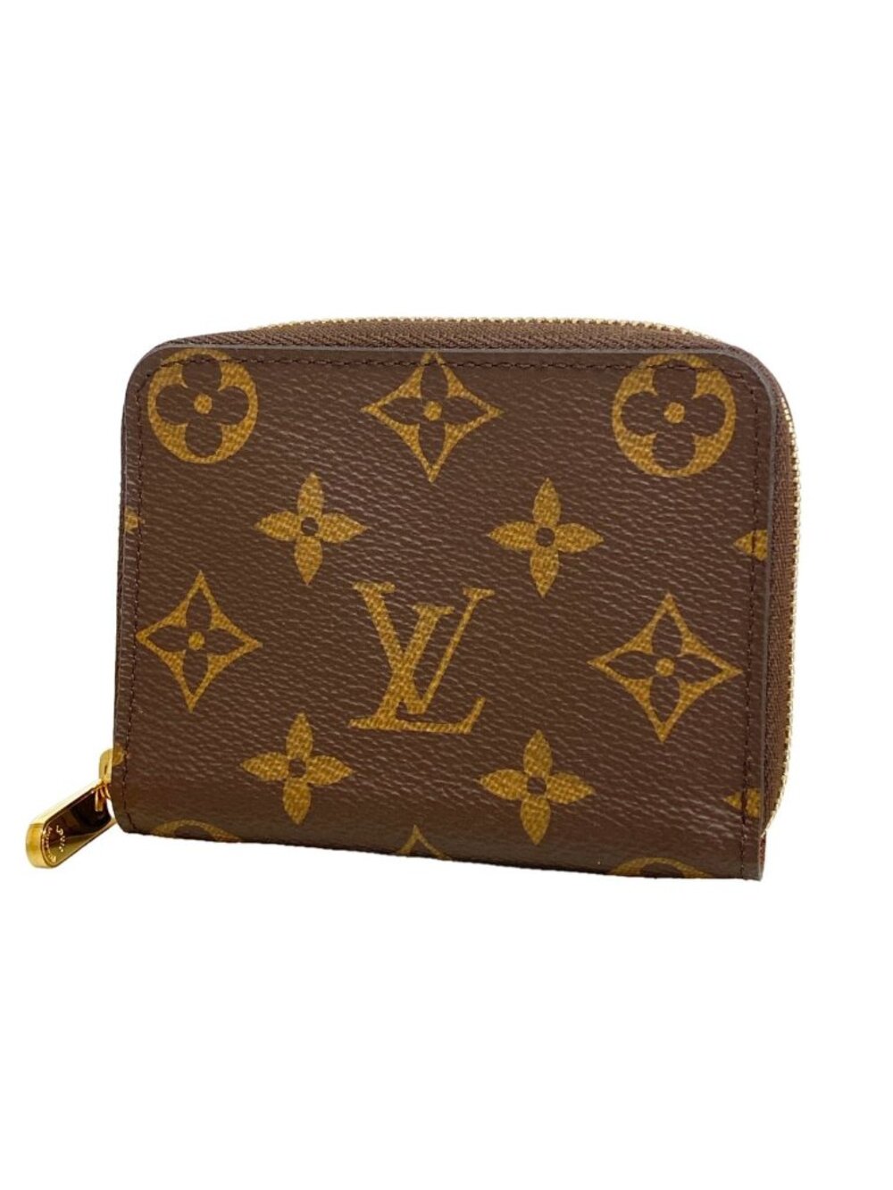 Louis Vuitton Coin Purse Monogram Zippy Brown